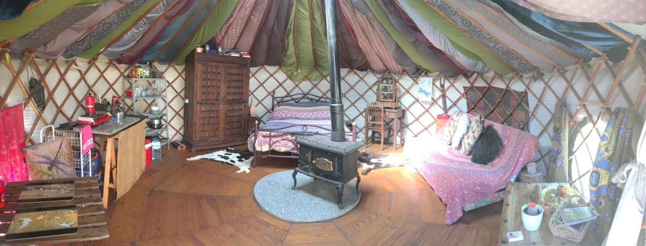 Star Gazing Luxury Yurt With River Views, Off Grid Eco Living Vale do Barco Ngoại thất bức ảnh