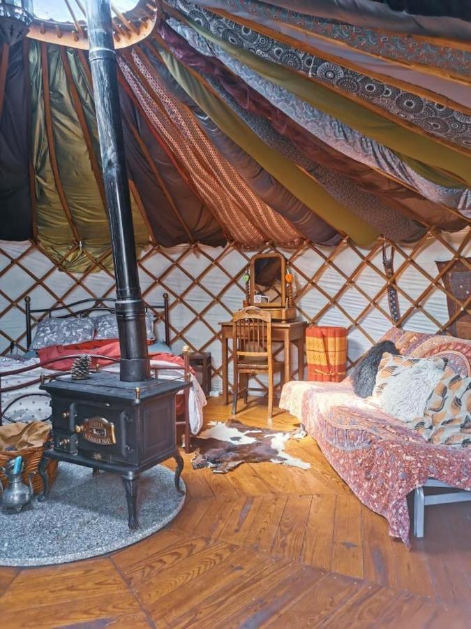 Star Gazing Luxury Yurt With River Views, Off Grid Eco Living Vale do Barco Ngoại thất bức ảnh